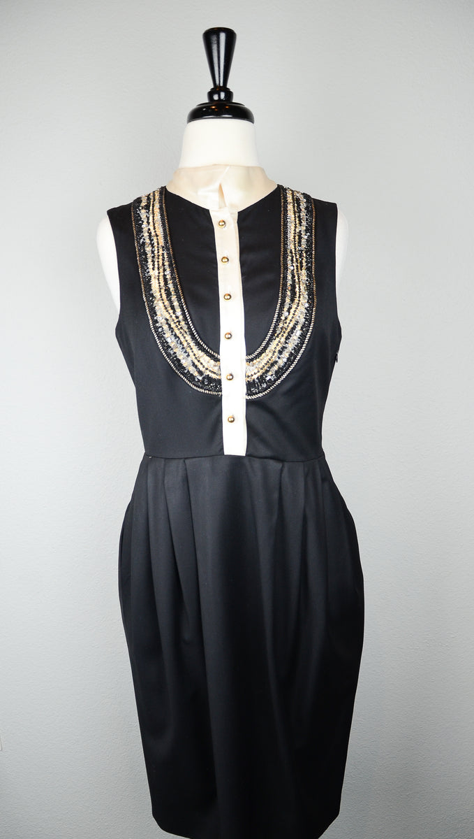 Rachel Roy Silk Sleeveless Dress