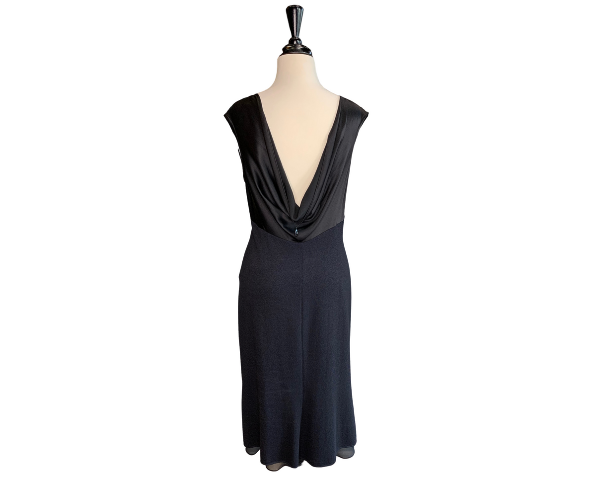 St. John Black Knit Sleeveless Evening Dress – Labels Designer Consignment  Boutique