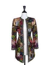 Oscar de la Renta Runway Patchwork Coat Size 6