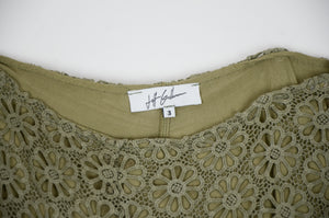 Jeff Galluno Olive Lace Pants