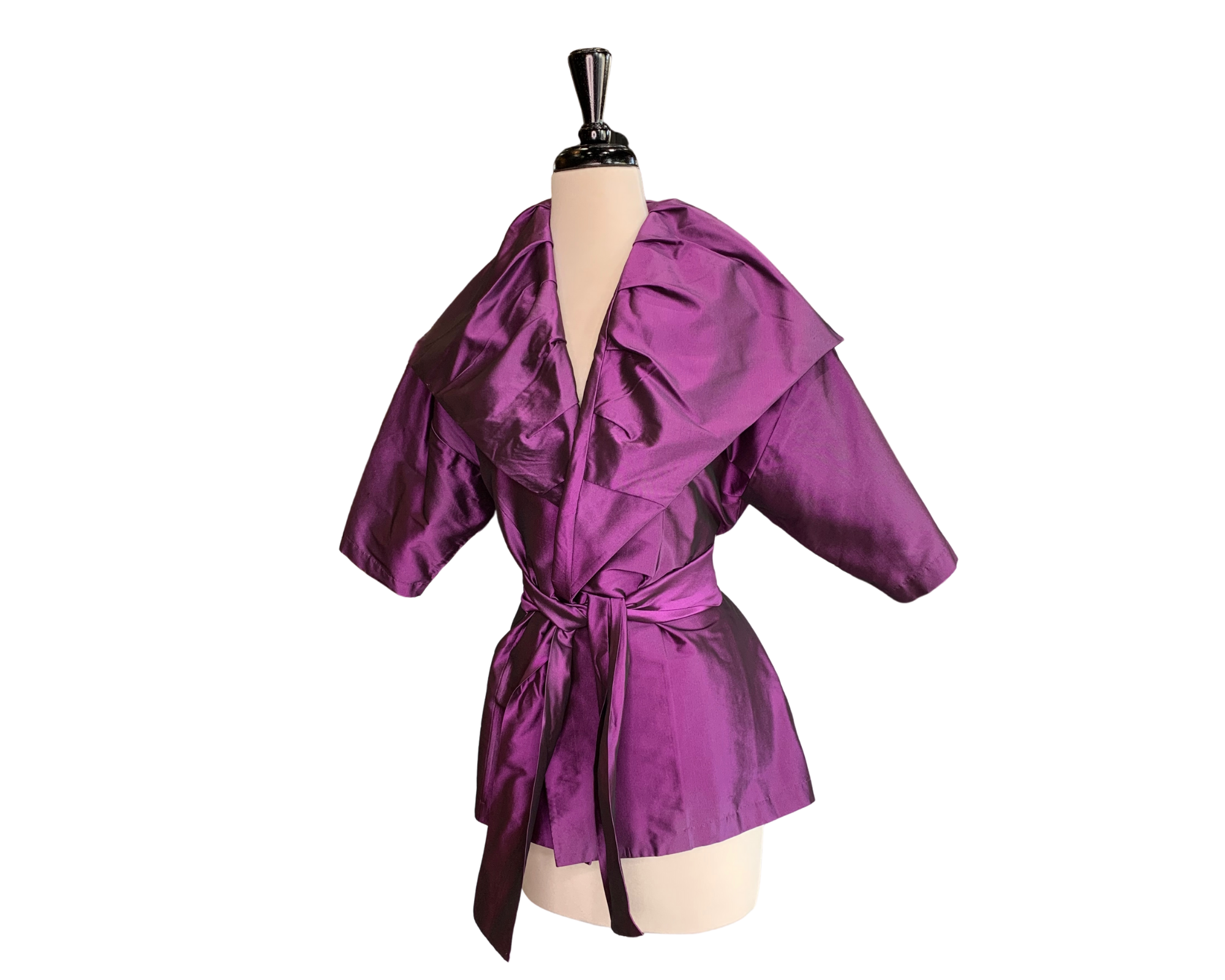 Satin hotsell evening coat